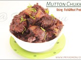Mutton Chukka Using FishandMeat Product