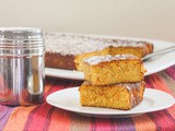 Almond Clementine Cake Squares #FoodieExtravaganza
