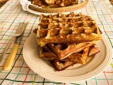 Bacon Cheddar Spinach Waffles