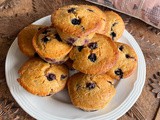 Blueberry Cornbread Muffins #MuffinMonday