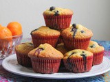 Blueberry Orange Buttermilk Muffins #MuffinMonday