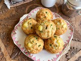 Brie and Scallion Muffins #MuffinMonday