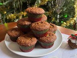 Caramelized Pear Gingerbread Muffins #MuffinMonday