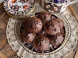 Chocolate Espresso Muffins #MuffinMonday