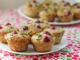 Cranberry Pistachio Muffins #MuffinMonday