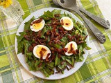 Dandelion Salad with Warm Bacon Vinaigrette