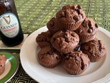 Double Chocolate Guinness Muffins #MuffinMonday