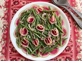 French Bean Watermelon Radish Salad