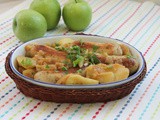 Fried Sausages and Apples + #Giveaway