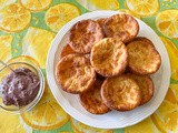Lemon Mascarpone Muffins with Jam Mascarpone Topping #MuffinMonday