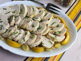 Lemon Poached Chicken and Leeks