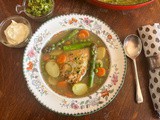 Lemony Spring Vegetable Chicken Soup