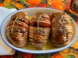 Maple Thyme Hasselback Yams