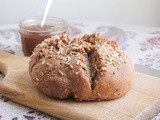 Mixed Grain Sourdough Soda Bread #BreadBakers