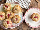 Raspberry Cream Cheese Muffins #MuffinMonday