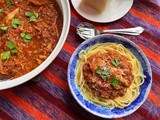 Roast Chicken Bacon Cauliflower Bolognese