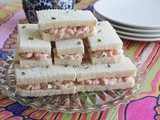 Shrimp Salad Finger Sandwiches