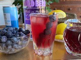 Sparkling Blueberry Cocktail