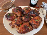 Spicy Guinness Marinated Chicken Thighs