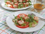 Spicy Shrimp Stuffed Squid Salad #FishFridayFoodies