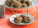 Turkey Zucchini Feta Meatballs