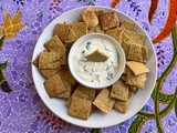 Za’atar Chickpea Crackers