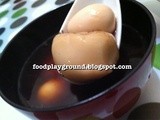 Gula Melaka Ginger Soup with Quail Eggs