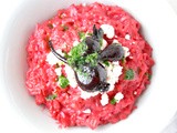 Girly beetroot risotto