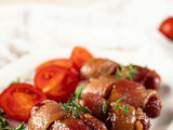 Bacon Wrapped Smokies with Brown Sugar and Butter
