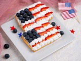 Easy American Flag Fruit Pizza
