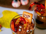 Spooky Halloween Graveyard Pudding Cups