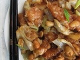 Kineska hrskava piletina sa kupusom i kikirikijem u soja sosu