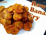 Raw Banana Fry Recipe | Vazhakkai Varuval | Plantain Stir fry