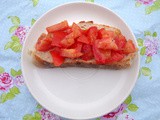 Spanish Tomato Breakfast Toast