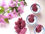 Purple Sweet Potatoes Bunny Cookies