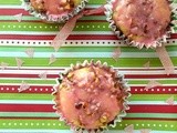The Super-Sized Moon and Muffin Monday: Baklava Muffins with Figs and Rose Syrup Glaze