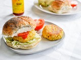 Chickpea and Cauliflower Veggie Burger (Vegan)