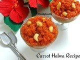 Carrot Halwa Recipe / Gajar Halwa