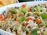Sprouts Veg Fried Rice Recipe