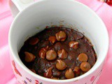 Microwave Mug Brownie Recipe / Eggless Microwave Brownie
