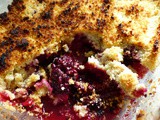 Blackberries and Rhubarb crumble Recipe