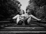 Railroad Photo Shoot w/ Lia Italiano and Millie Raid