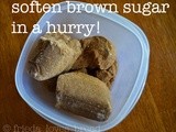 Kitchen Tip: Soften Brown Sugar in a hurry