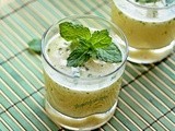 Raw Mango Panna With Home Grown Mint- a Refreshing Drink