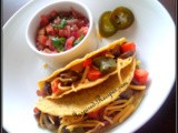 Roasted Vegetable Crispy Tacos With Quick Salsa