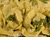 Asparagus with Goat Cheese Ravioli