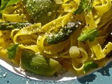 Fettuccine with Asparagus, Artichokes, and Ramps