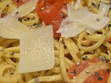Spaghetti alla Chitarra all’Amatriciana and My (Not So) Authentic Souvenir from Rome