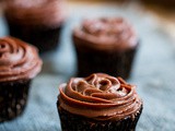 Devil's Food Cupcakes with Chocolate Frosting
