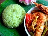Pulut Pandan With Thai Red Curry Seafood